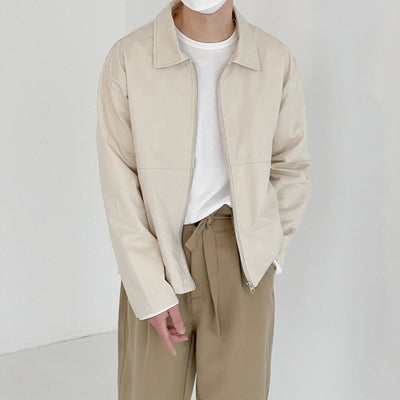 Zhou Essential Plain Jacket-korean-fashion-Jacket-Zhou's Closet-OH Garments