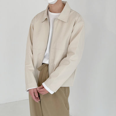 Zhou Essential Plain Jacket-korean-fashion-Jacket-Zhou's Closet-OH Garments