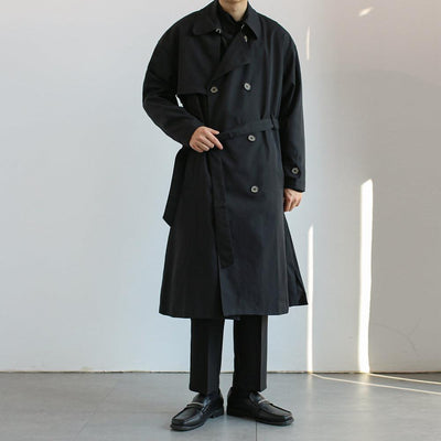 Zhou Essential Regular Fit Trench Coat-korean-fashion-Long Coat-Zhou's Closet-OH Garments