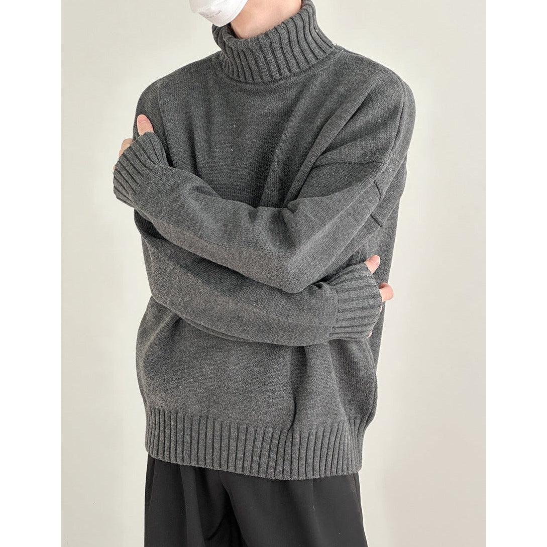 Zhou Essential Ribbed Knit Turtleneck-korean-fashion-Turtleneck-Zhou's Closet-OH Garments
