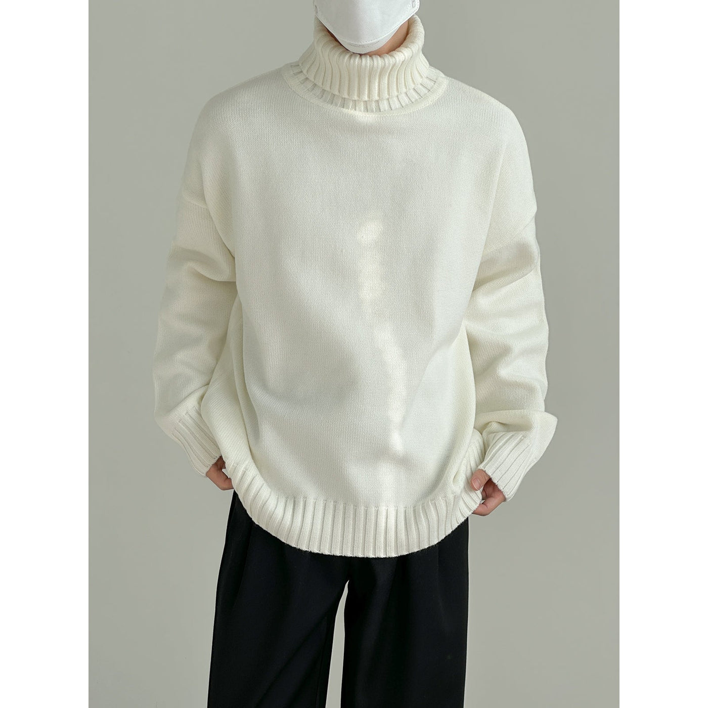 Zhou Essential Ribbed Knit Turtleneck-korean-fashion-Turtleneck-Zhou's Closet-OH Garments