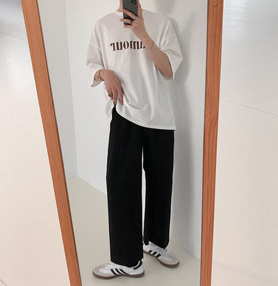 Zhou L'amour Basic T-Shirt-korean-fashion-T-Shirt-Zhou's Closet-OH Garments