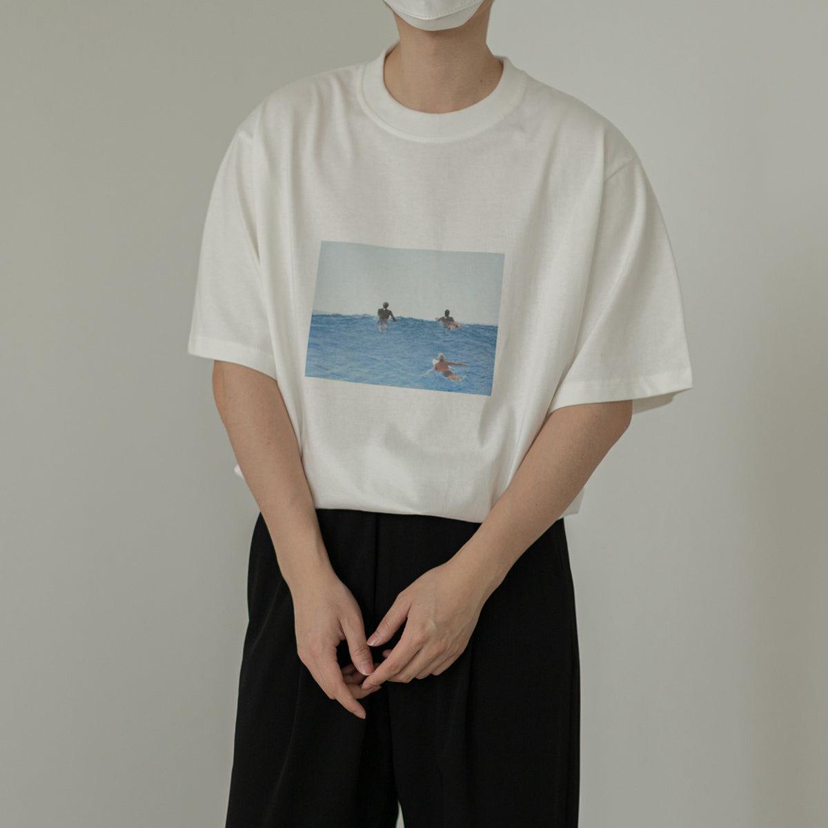 Zhou Ocean Swim Regular Fit T-Shirt-korean-fashion-T-Shirt-Zhou's Closet-OH Garments