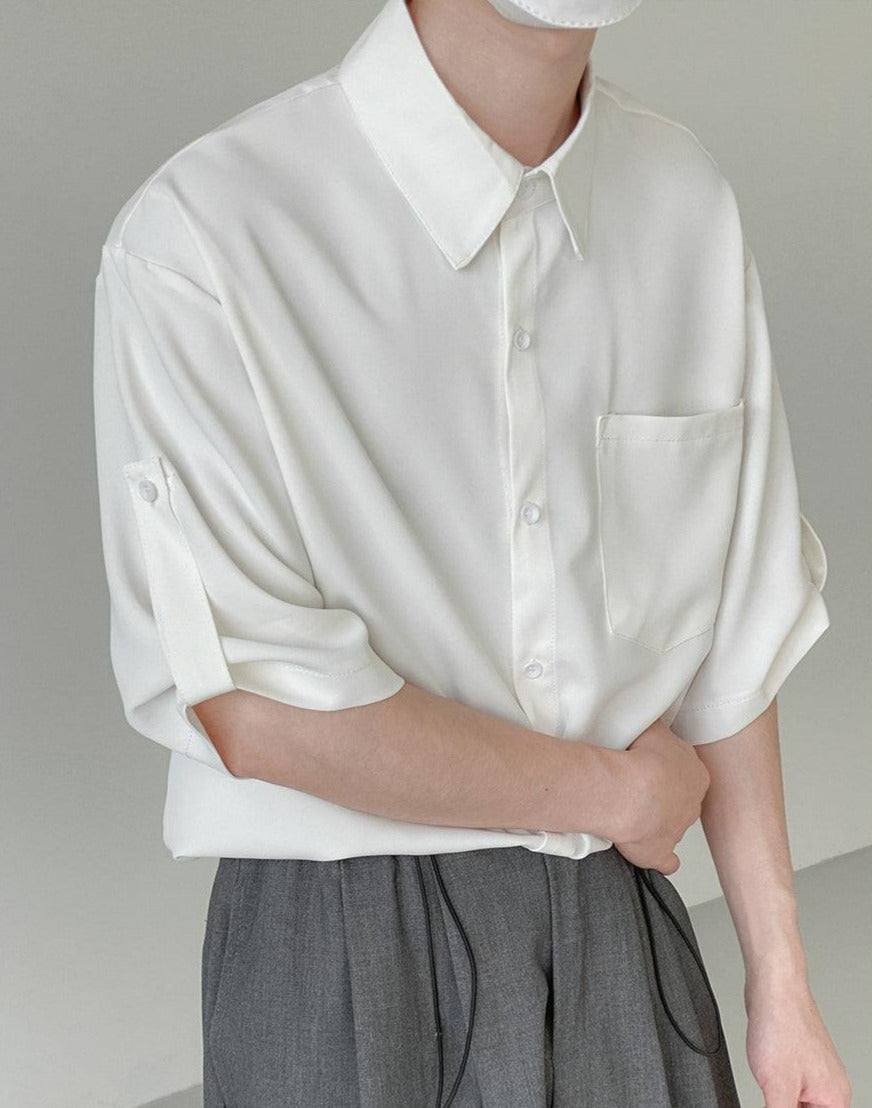 Zhou One Front Pocket Shirt-korean-fashion-Shirt-Zhou's Closet-OH Garments