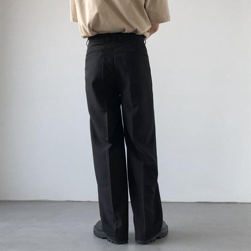 Zhou Pleated Front Trousers-korean-fashion-Pants-Zhou's Closet-OH Garments