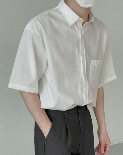 Zhou Rangoon Regular Fit Shirt-korean-fashion-Shirt-Zhou's Closet-OH Garments