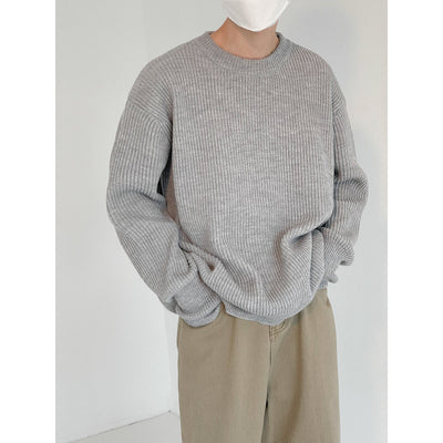 Zhou Vertical Ribbed Sweater-korean-fashion-Sweater-Zhou's Closet-OH Garments