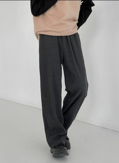 Zhou Wide Textured Pants-korean-fashion-Pants-Zhou's Closet-OH Garments